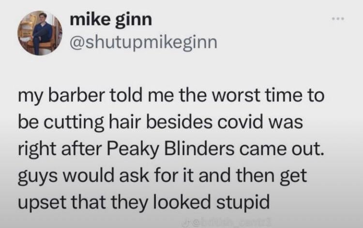 Peaky blinders menace