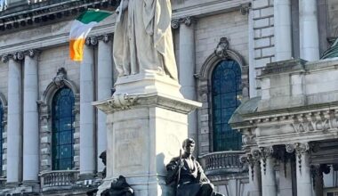 Belfast city hall got decorated