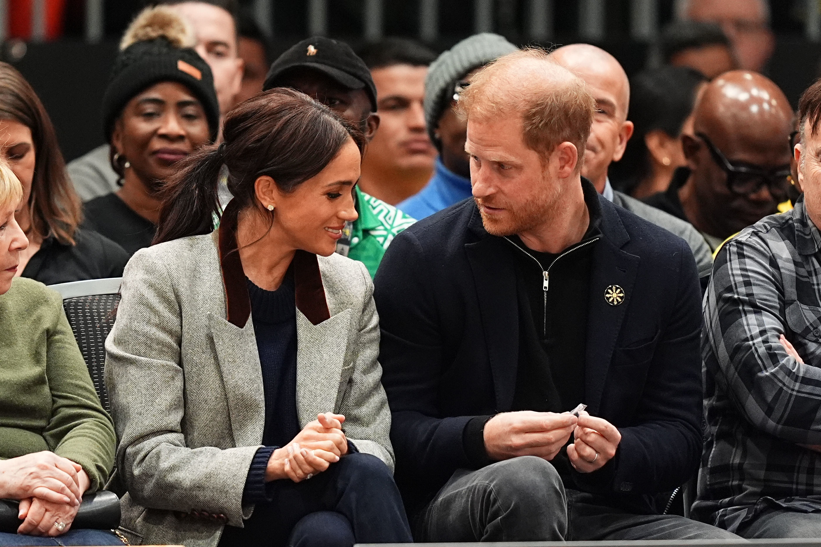 The Duke and Duchess of Sussex at the Invictus Games.