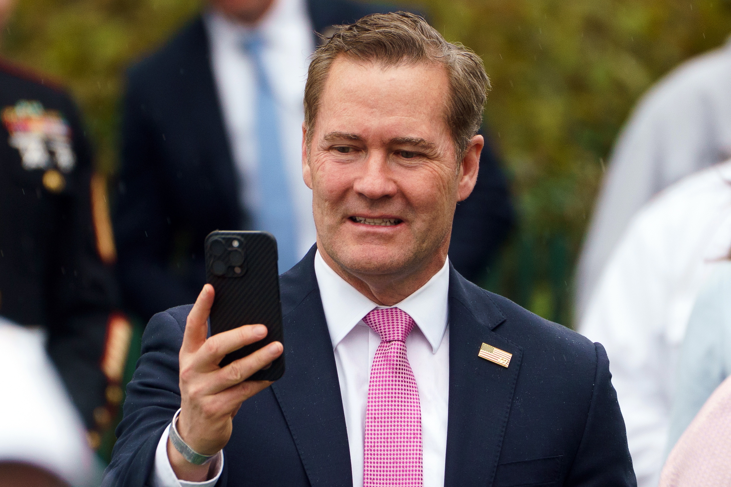 Mike Waltz, National Security Advisor, at the White House Easter Egg Roll.