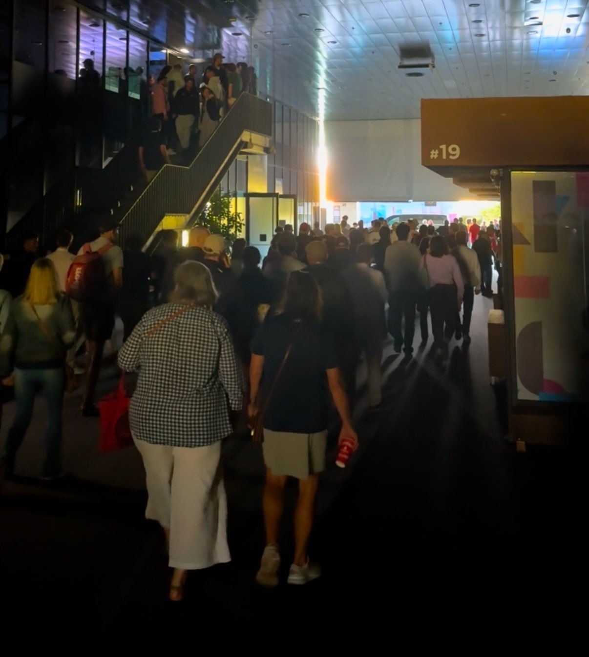 Buildings were plunged into darkness in Madrid