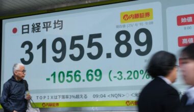 Japan stocks, South Korean won tumble as Wall Street turns red