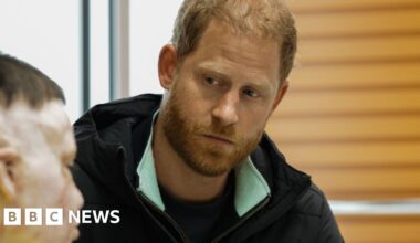 Prince Harry in surprise visit to Ukraine to meet war victims