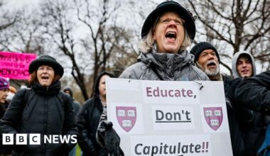 Trump freezes $2bn in Harvard funds after it rejects demands