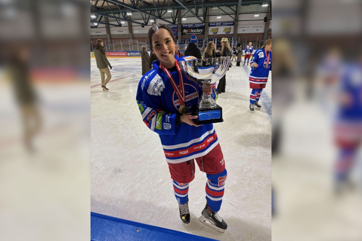 North Bay hockey player wins championship on the ice in Denmark