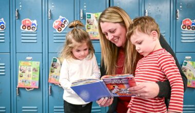 Child care provider watches over health care employees’ children