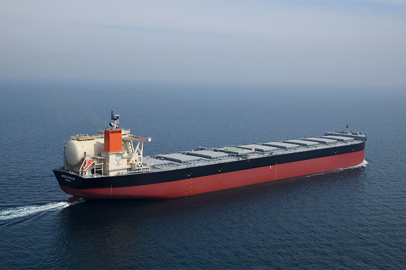 MOL: LNG-fueled Capesize bulker Verde Heraldo delivered, set to supply JFE Steel's mills