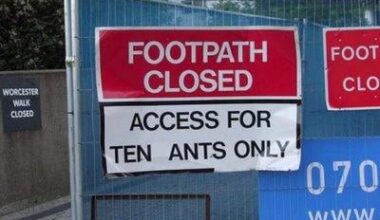 Don't expect to see this sign.