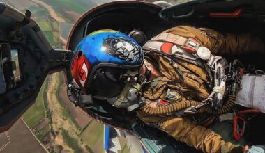 Sukhoi Su-25 'Frogfoot' close air support (CAS) and ground attack jet - from the Ukrainian Air Force, banks away after dropping a pair of French AASM guided bombs at a Russian target - on the eastern frontlines.