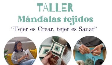 Si alguien busca un plan tranqui y creativo en Madrid, este taller de tejer mándalas pinta muy bien. Lo organiza una amiga y el ambiente es muy chill