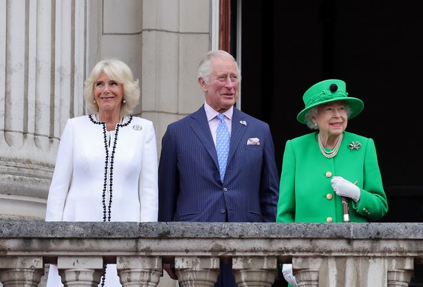 Charles and Camilla with the late Queen in the months before her death in 2022