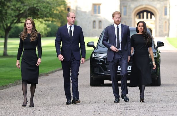 William and Kate with Harry and Meghan