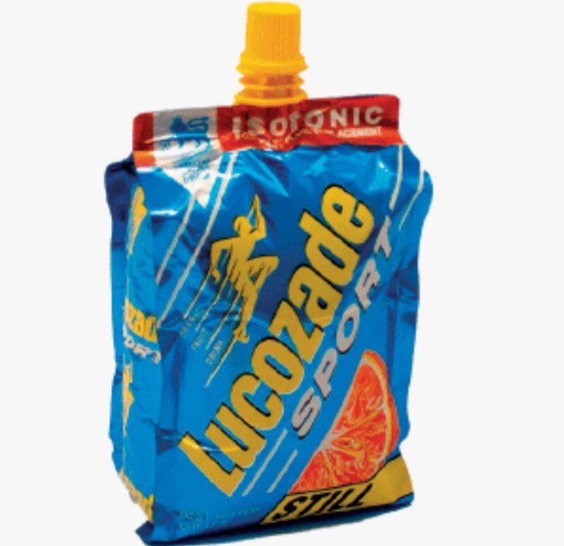 Remember when Lucozade came in a pouch. Memory unlocked!