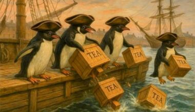 Time for a penguin tea party!