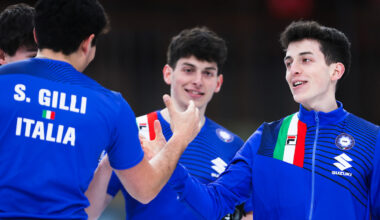 Italy beat leaders Denmark on day two