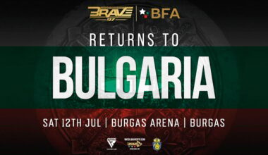 BRAVE Combat Federation Announces Return to Bulgaria