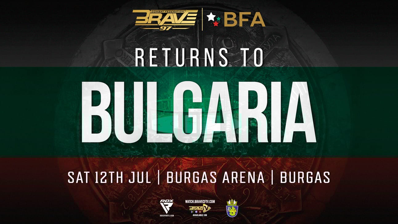 BRAVE Combat Federation Announces Return to Bulgaria