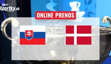 Slovensko – Dánsko: Online prenos zo štvorhry Pohára Billie Jean Kingovej
