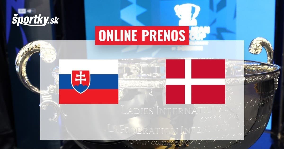 Slovensko – Dánsko: Online prenos zo štvorhry Pohára Billie Jean Kingovej