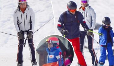 Kate Middleton and Prince William take kids skiing in French Alps