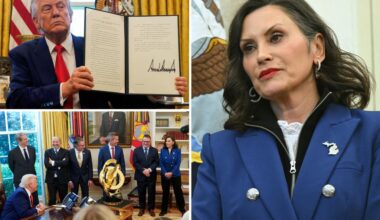 Gretchen Whitmer angers Dems with Trump meeting at White House