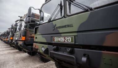 Defense stocks fall as global market sell-off deepens