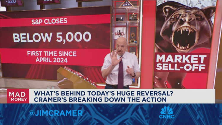 Jim Cramer breaks down today's market reversal