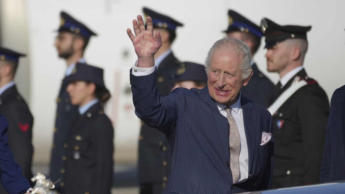 I Reali inglesi arrivati a Roma per la visita in Italia dopo il breve ricovero di Re Carlo