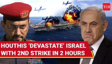 Houthis’ DOUBLE BLOW Sends Israel Reeling, Iran-Backed Fighter Unleash 2nd Wave of Drone Strikes