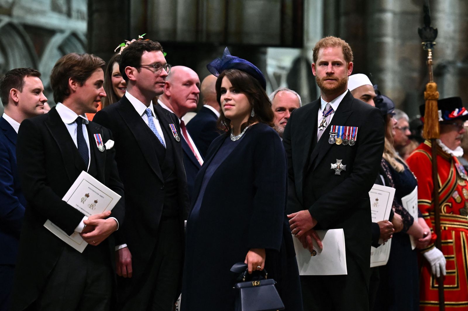 Image may contain Joakim Berg Sergei Grinkov Prince Harry Duke of Sussex Michelle Lewin Mike Webster and Andrew Lancel