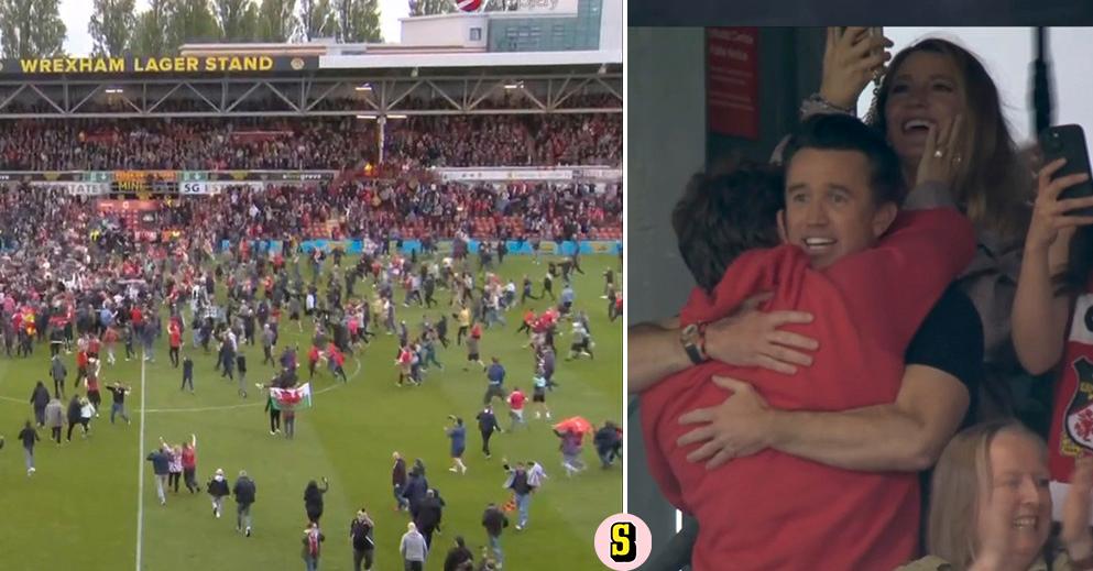 Wrexham klart för Championship framför ögonen på kändisarna