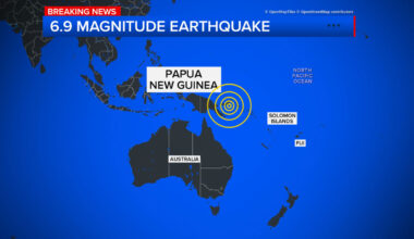 Tsunami threat for Papua New Guinea after 6.9 magnitude earthquake