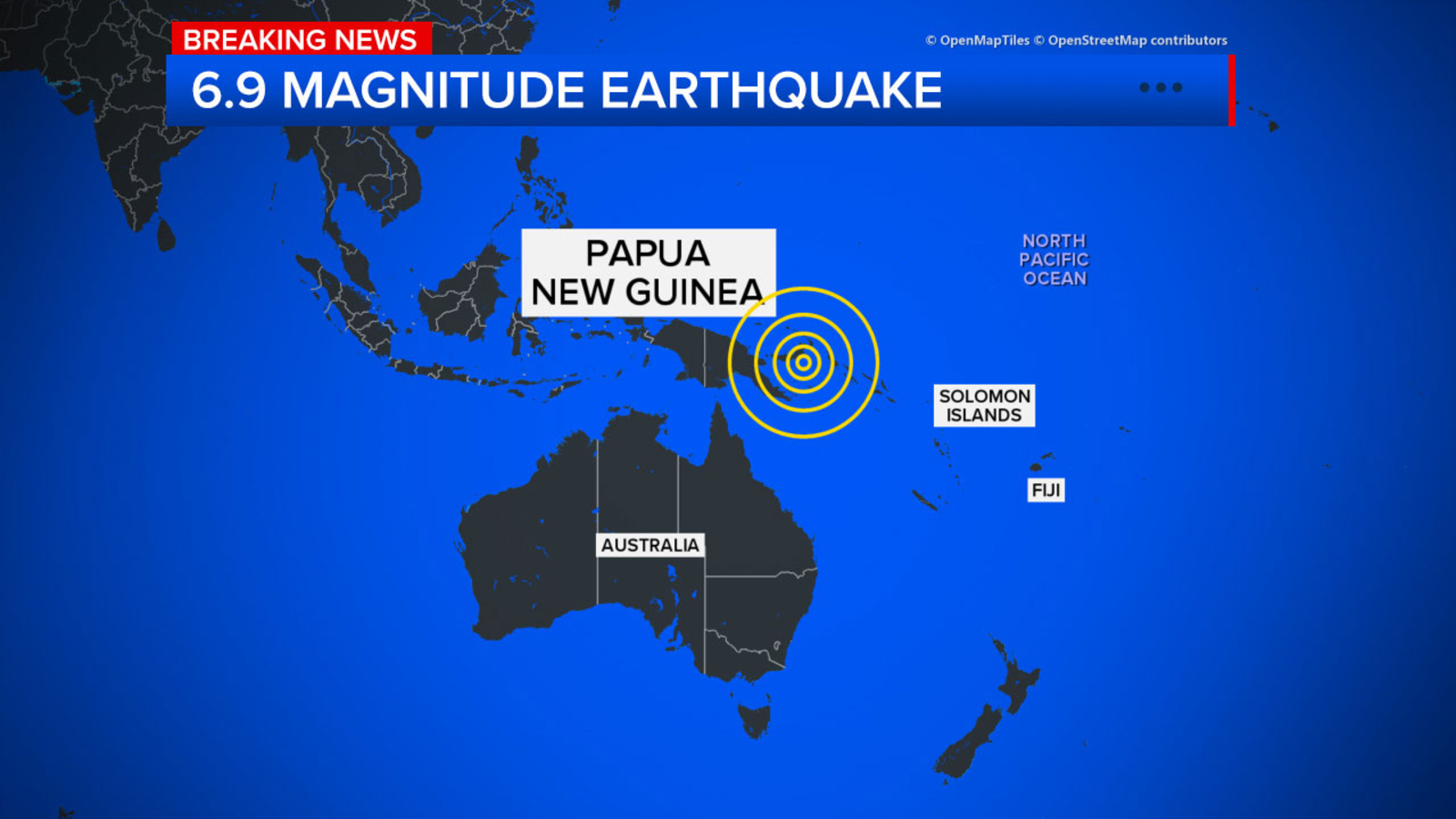 Tsunami threat for Papua New Guinea after 6.9 magnitude earthquake