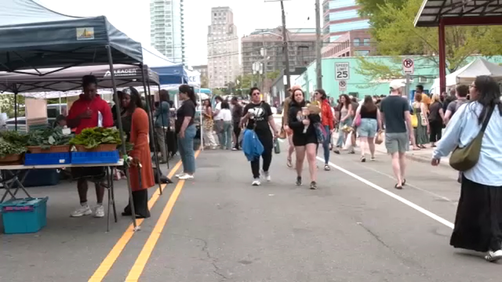 US Economy, tariffs are top of mind at Durham Farmer's Market in North Carolina