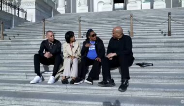 US politics: House Minority Leader Hakeem Jeffries of NY, NJ Sen. Cory Booker begin livestreamed sit-in protest on Capitol steps