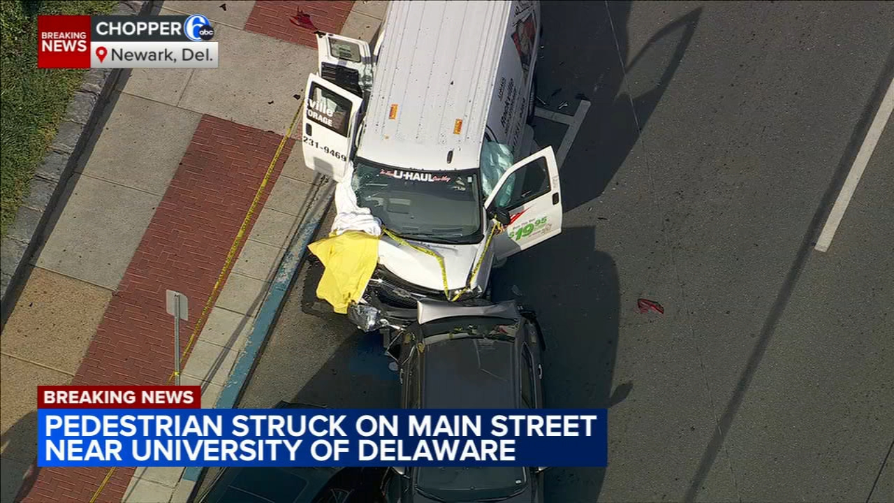 Multiple pedestrians were injured in a crash on Tuesday afternoon in Newark, near the campus of the University of Delaware.