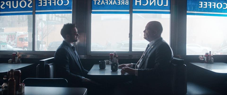 Charlie Cox, left, and Vincent D'Onofrio.