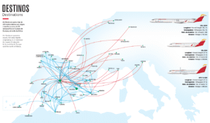 Air Nostrum's route network (Source: Air Nostrum)