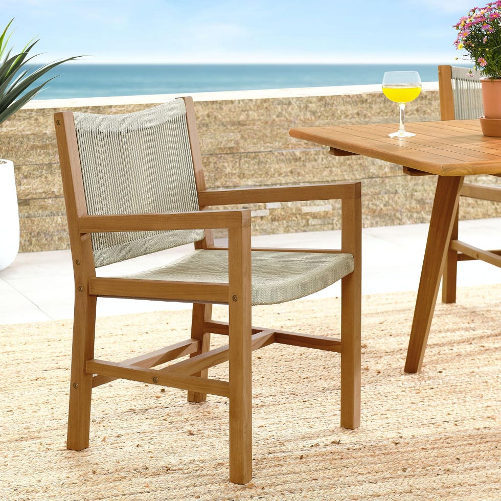 Vienna Outdoor Dining Armchairs, Set of 2