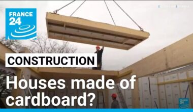 Houses made of cardboard: Builders turn to recyclable, low-carbon material • FRANCE 24 English
