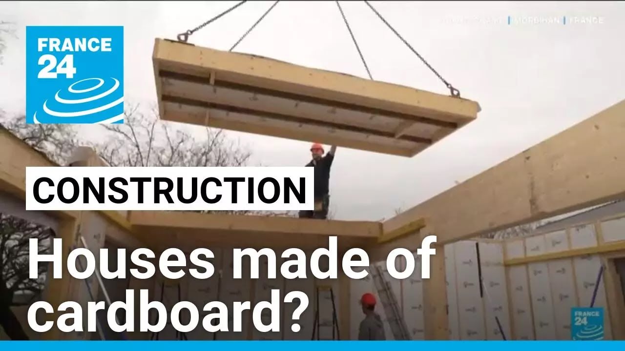 Houses made of cardboard: Builders turn to recyclable, low-carbon material • FRANCE 24 English