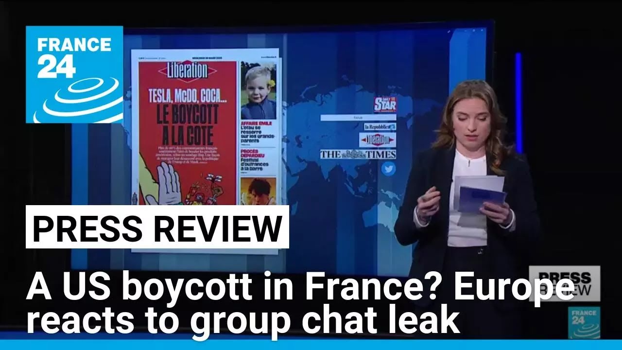A US boycott in France? Europe reacts to group chat leak • FRANCE 24 English