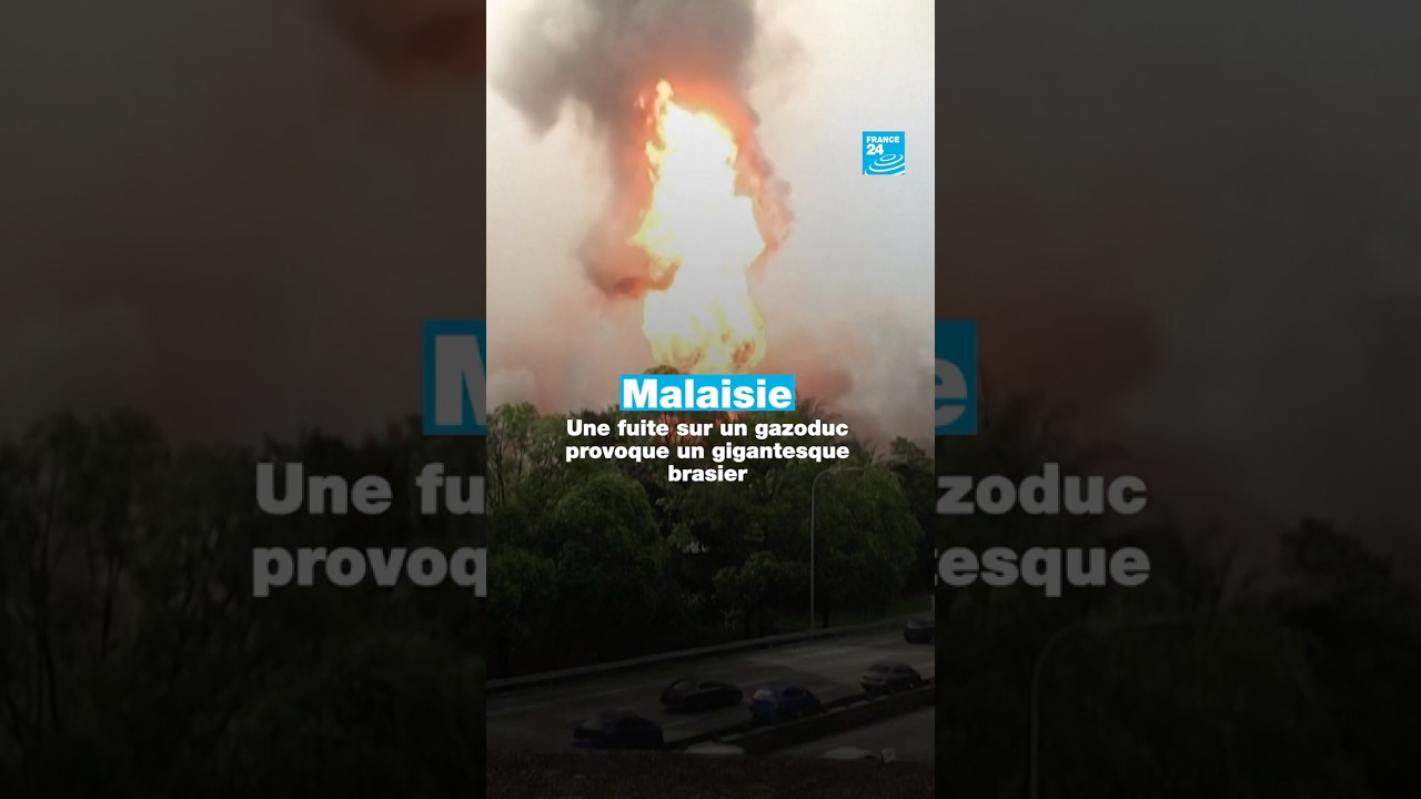 #Malaisie : une fuite sur un #gazoduc provoque un gigantesque brasier • FRANCE 24