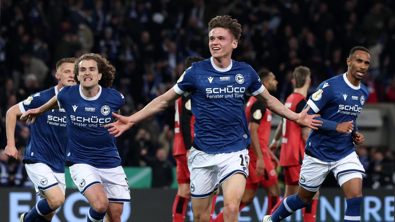 DFB-Pokal: Bielefeld steht nach Überraschungssieg im Finale des DFB-Pokals