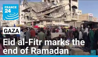 Palestianians in Gaza mark the end of Ramadan with Eid al-Fitr • FRANCE 24 English