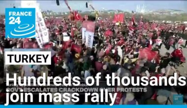 Hundreds of thousands join mass opposition protest in Istanbul • FRANCE 24 English