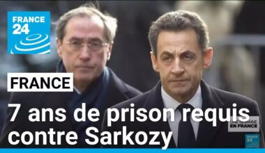 Sept ans de prison requis contre Sarkozy dans l'affaire du financement libyen • FRANCE 24