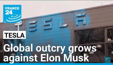 Tesla protests escalate worldwide in response to Elon Musk’s leadership • FRANCE 24 English