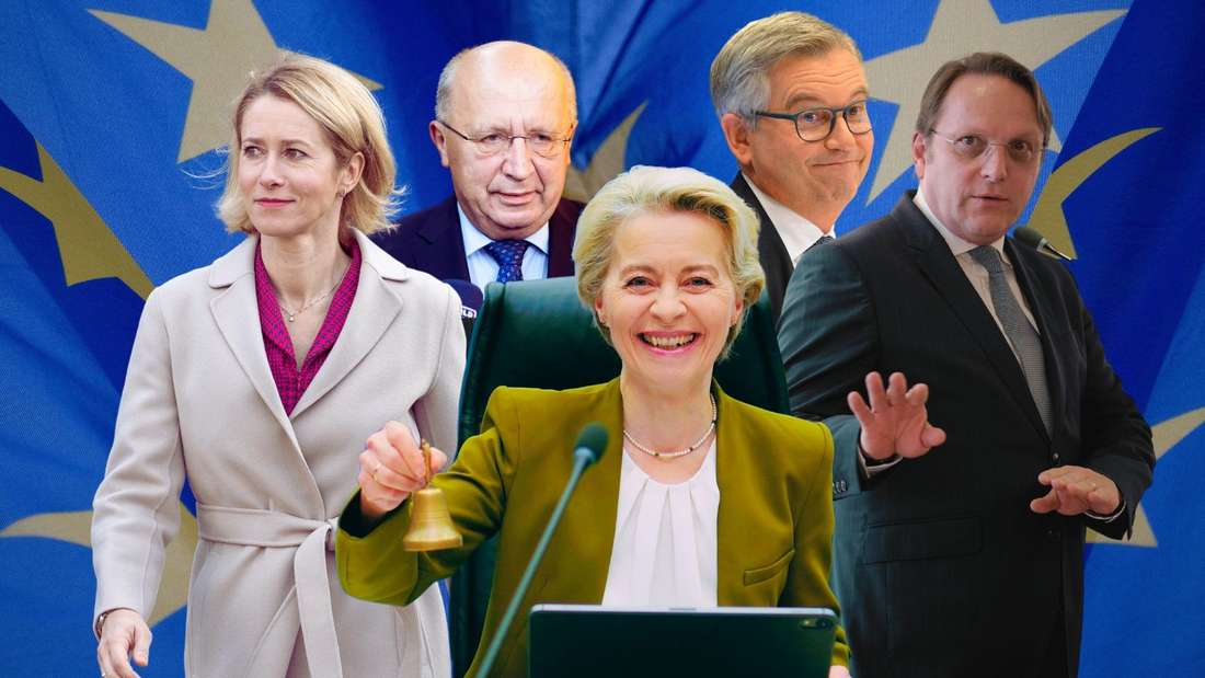 Ursula von der Leyen hat ein neues Team in ihrer EU-Kommission.