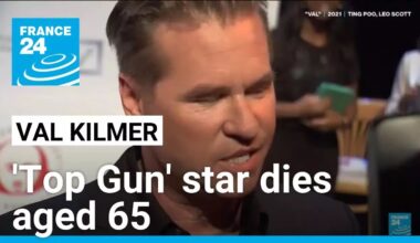Val Kilmer, star of 'Top Gun' and 'Batman Forever', dies at 65 • FRANCE 24 English